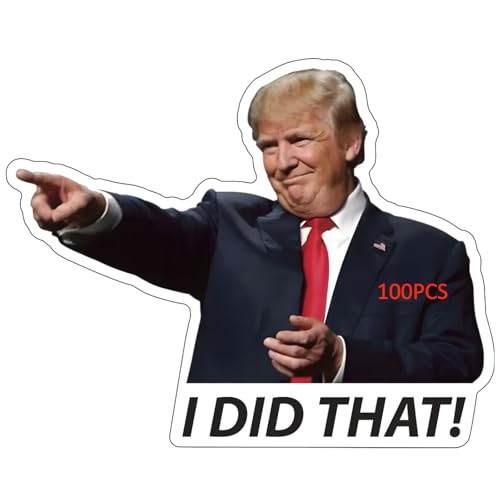 100 Trump I Did that Stickers Gas Pump Stickers Decal Anti Trump Stickers Fuck Trump Stickers My Tariff Did that Sticker Donald Trump Merchandise