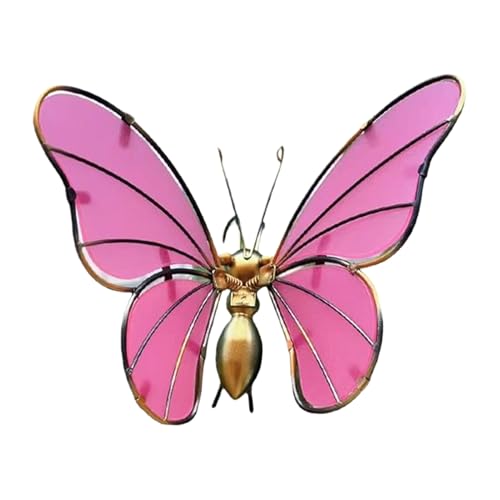 Abrazador de macetas, colgador colgante brillante, abrazadores de macetas de mariposa, para el hogar, al aire libre, jardín, patio, porche, pared, patio