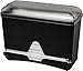 San Jamar ST250 Countertop Bulk Straw Dispenser, 250 Wrapped Straw Capacity, Black