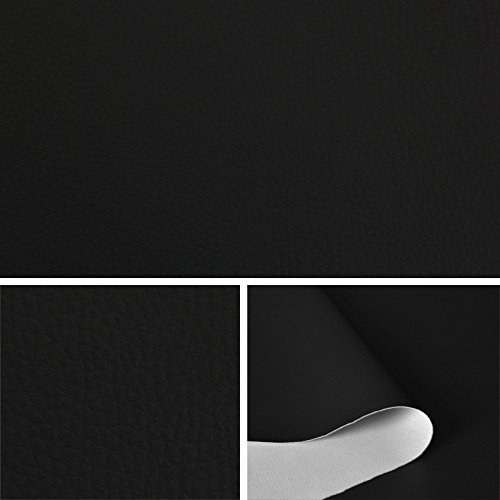 Skaï-simili cuir- couleur Noir-tissu au mètre-tissu d'ameublement et décoration-T073_10