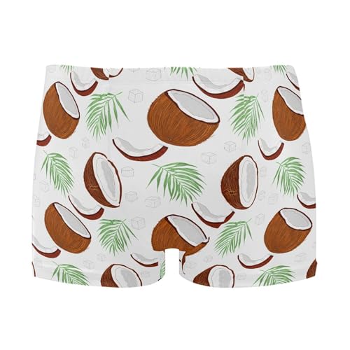 Coconut Mens Swim Trunk Swimwear Bathing Suit Swim Brief Square Leg Board Short S B0405285