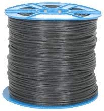 .220" Black Screen Retainer Spline, Serrated, Bulk 15 Lb Roll