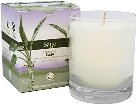 Way Out Wax, Candle Tumbler Glass Sage Clear Box