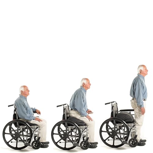 SitnStand Lift Assist for Wheelchairs- 400lb Wheelchair Power Lift Seat with 2' Memory Foam, Chair...