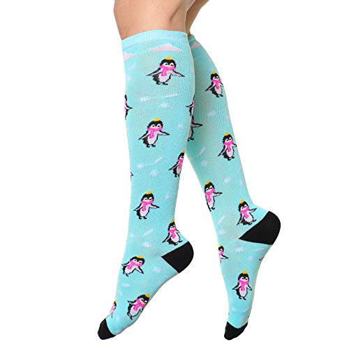 Image of Angelina Novelty Assorted KNEE HIGH Women's Kids Girls Socks