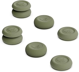 Thumb Grip Set FPS CQC Joystick Cap Thumbstick Cover for PS4 for PS5 for NS Pro Controller Skin Accessories (army green)