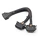 OBD2 Extension Cable 16Pin 1 in 2 Converted OBD2 Adapter Available to Connected OBD2 Male(1pc2)