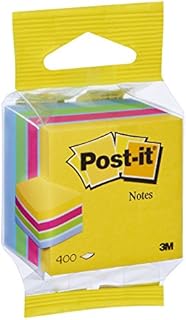 Post-it 586306 Mini Cube Note - Ultra Colours