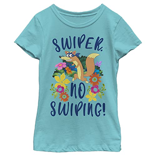 T-shirt Dora l'Exploratrice Swiper pour fille à manches courtes