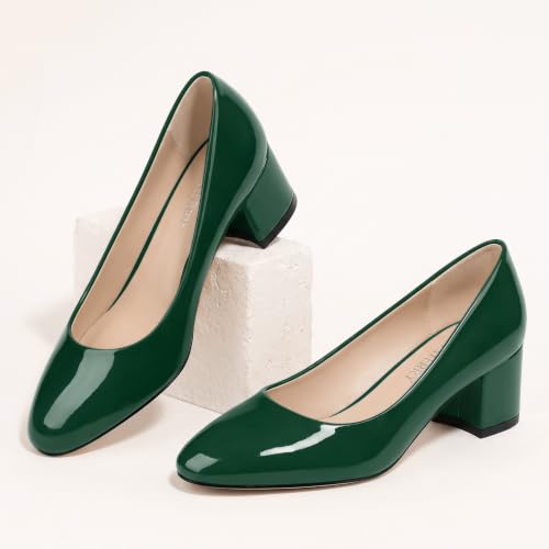 Image of SKYSTERRY Women's Low Heel Dress Pumps Shoes 2 Inch
