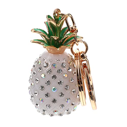 Lurrose Kreativer Ananas-Schlüsselanhänger mit Anhänger für Tasche, Schlüssel, hängende Schlüsselanhänger.