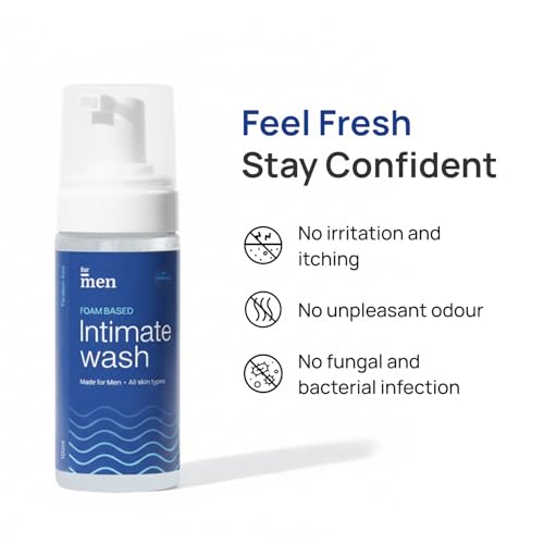 Image of ForMen Joymax Strawberry Flavored Condoms 10-Count With Intimate Wash For Men | Foam Based Formula | Anti Bacterial, Anti Itch Cleansing, Intimate Hygiene