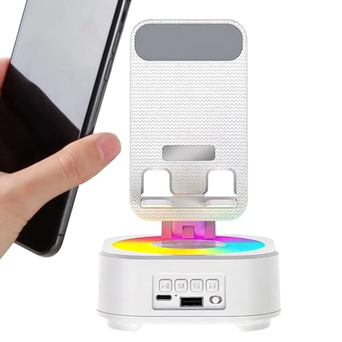 Soporte altavoz teléfono para evitar caídas y mal sonido móvil