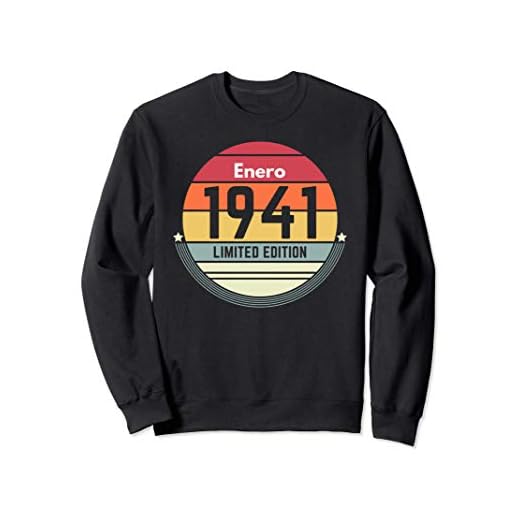 80 Años Cumpleaños Regalo Nacido En Enero 1941 Mujer Sudadera