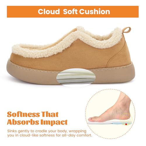 Zizor Womens Suede Loafer Slippers4