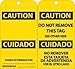 RPT108 - NMC Accident Prevention Tags - Size : 12.54 x 7.62 cm (6 x 3") - Pack of 25