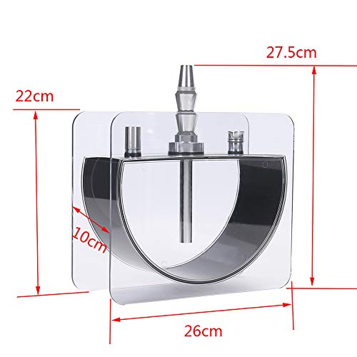 Huka, Acryl Shisha Shisha Set, Tabakpfeife mit Silikonschüssel Schlauch Metallzangen Frühling Cachimbas Sisha Water… – Bild 4