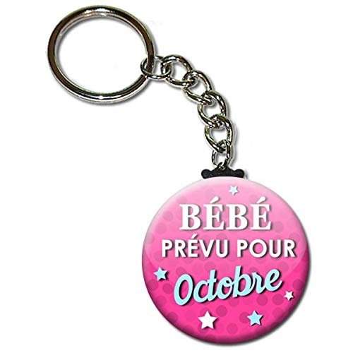Bebe Fille Prevu Pour Octobre Porte Cles Chainette Idee Cadeau Accessoire Naissance Bebe Fille Future Maman Bapteme Faire Part Amazon Fr Produits Handmade