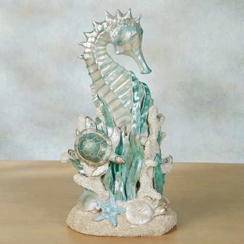 Escultura de mesa Caballito de Mar y Tortuga Marina miniatura 2