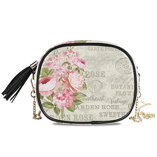 Preisvergleich Produktbild XiangHeFu Große Kapazität Telefontasche Münzkoffer Blumengirlande für Einladungskarte Mode Geldbörse Kartenhalter Geldbörse