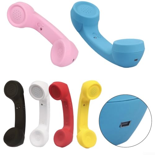 Auricular inalámbrico retro con micrófono externo de alta claridad y carga USB 4