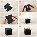 EUSOAR Candy Boxes Party Favors, 30pcs 3x3x3 Inches Black Gift Boxes Mini Bakery Cookies Box with Gold Ribbon, Square Paper Chocolate Containers for Wedding Birthday Bridal Party Favor Decoration