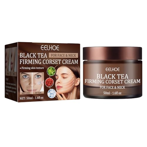 VivaBloom Black Tea Firming Face Cream 1.6 Fl Oz,Hydrating Anti-Aging Moisturizer with Fermented Tea & Peptides - Pore Minimizing, Skin Tightening, Nutrient-Rich Formula