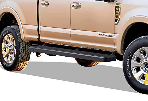 Estribos negros de acero inoxidable 6in para camioneta