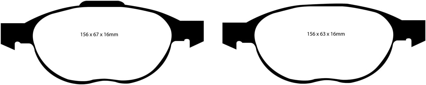 EBC Brakes Redstuff 3000 Series Sport Brake Pad Set DP31524C to Fit MAZDA,FORD,VOLVO