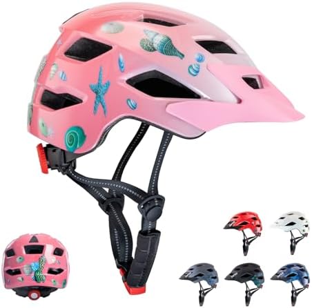 SIFVO Kids Bike Helmet for Boys and Girls 5-14, With Removable Vi...
