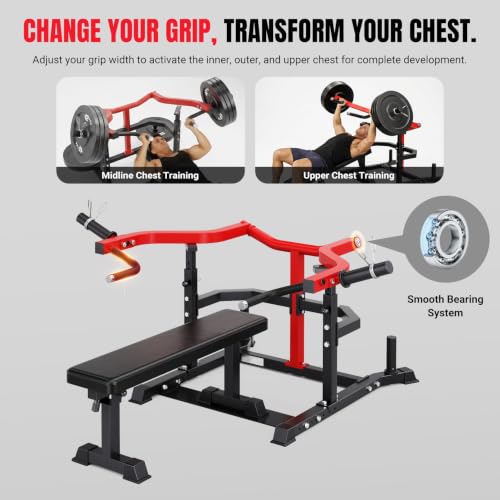 Image of Multi-Function All in 1 Weight Bench Set - Multi-Positions Heavy Duty Weight Lifting Sit Up Bench Workout Benchs Folding Bench Press for Home Gym
