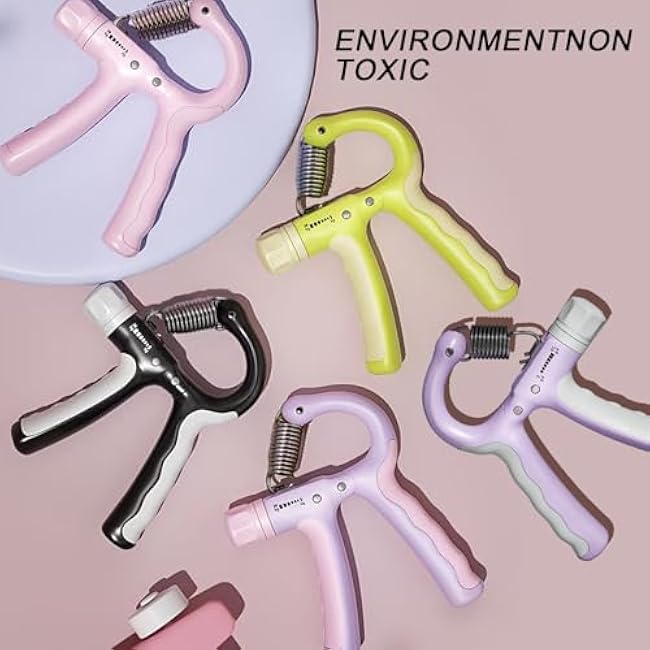 Hand Grip Trainer for Kids and Teens Adjustable Resistance, 11.02-44.09 lbs (5-20 kg) Forearm Hand Grip Trainer for Muscle Building, Stress Relief