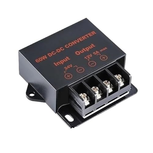 Régulateur DC-DC 24V à 12V 5A étanche avec réduction de tension constante pour LED