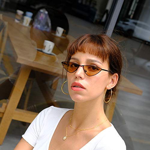 Thin Gold Hoops | 1.2mm Sterling Silver Simple Large Hoop Earrings | Minimalist Skinny Threader Gold Hoop Multiple Sizes in Gold and Silver4