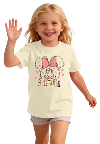Image of Magical Shirts Women Girls Family Vacation Matching Shirt Magic Kingdom T-Shirt Mommy and Me Trip Short Sleeve Tops