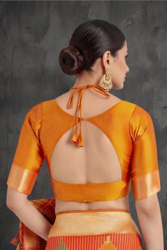 Monjolika Fashion kanjivaram silk saree in soft silk – image 7