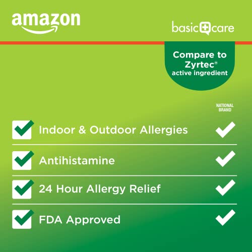 Amazon Basic Care All Day Allergy, Cetirizine Hydrochloride Tablets thumb #2