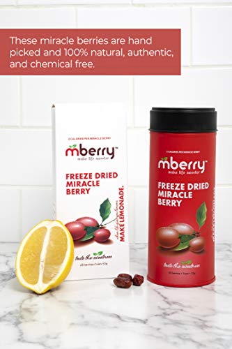 mberry Miracle Berry Freeze Dried Fruit, 25 Berries