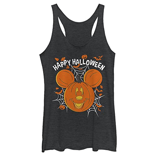 T-shirt Mickey Mouse citrouille imprimé graphique haute définition pour femme