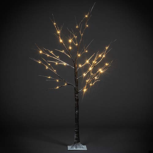 Dawsons Living Pre-Lit Twig Tree 6ft White Snow Birch with LED Lights - Image 3