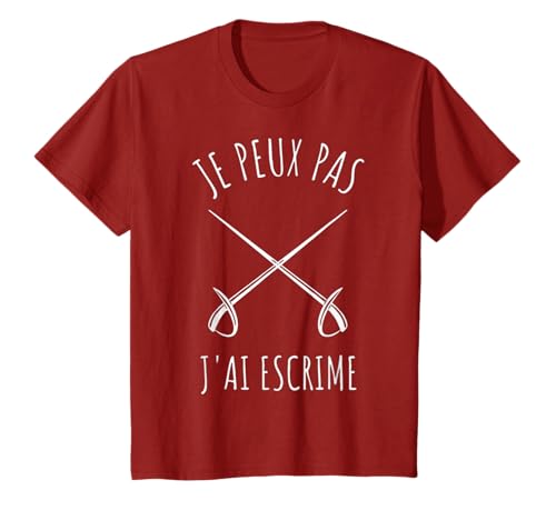 Je Peux Pas J'ai Escrime Jeu d'escrime Cadeau T-Shirt