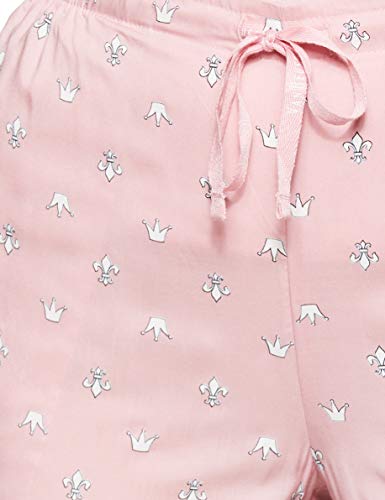Image of Van Heusen Women's Printed Lounge Pants | Drawstrings & Side Pockets | Ultra Soft Fabric | Relaxed Fit | At home pyjamas | Everyday Comfort | Printed | Style 55306 | Available in Pack of 1 & 2