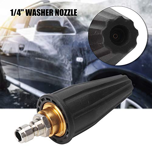Pressure Washer Tips Turbo Nozzle Alloy Steel Pressure Washer Rotating Turbo Nozzle for Car Garden Cleaning