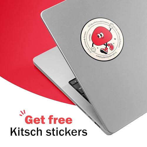 Image of GREEDY FARMERS Mouse pad, Non-Slip Washable Waterproof Computer Mouse pad (Red Grapefruit Coral)
