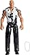Mattel Actionfigur WWE der Rock, Main Event Serie #156, 15,2 cm großer Sammel-Superstar mit 14 Artikulationspunkten & lebensechtem Look