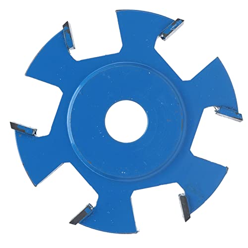 Generic Angle Grinder Wood Carving Disc, 6 Teeth, Carbon Steel, Wood Milling Cutter