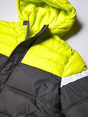 Ixtreme Boys' Colorblock Puffer Jacket, Charcoal, 4T #TOP2