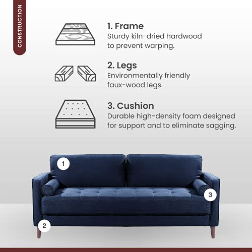 Lifestyle Solutions Lexington Sofa, Navy Blue #TOP5
