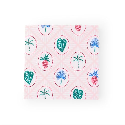 Bonjour Fête Tropical Luau Large Napkins, Pack of 20, 6.5"