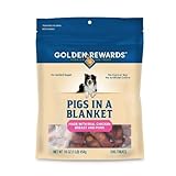 Golden Rewards Pigs in a Blanket Dog Treats, 16 oz, Air-Dried Jerky, Made with Real Chicken Breast and Pork, No Added Sugar, Corn, or Soy, Perfect for Training or Rewarding Dogs